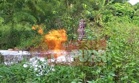 Fire at abandoned ONGC well in Tripura rages for 8 hours